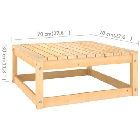 Set Divani da Giardino 4 pz con Cuscini Legno Massello di Pino - Foto 10