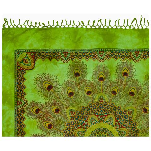 BIANCHERIAWEB Telo Mare Spiaggia Grande Antisabbia Parasole Modello Batik Piuma Piuma Verde BIANCHERIAWEB Telo Mare Spiaggia Grande Antisabbia Parasole Modello Batik Piuma Piuma Verde