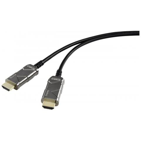 Cavo Di Collegamento Hdmi Speaka Professional 1000 M Ultra Hd (4k) Hdmi Con Ethernet Nero 1x Spina Hdmi - 1x Spina Hdmi - Foto 1