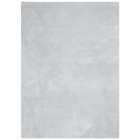 Tappeto A Pelo Corto Huarte Morbido E Lavabile Grigio 240x340cm - Foto 1