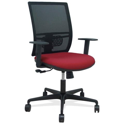 Sedia Da Ufficio Yunquera 0b68r65 Rosso Granato - Foto 1