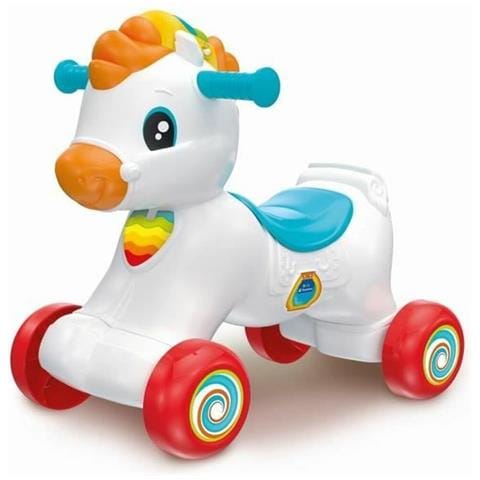 Cavallo A Dondolo Clementoni Rocking Horse And Wheels (fr) - Foto 1