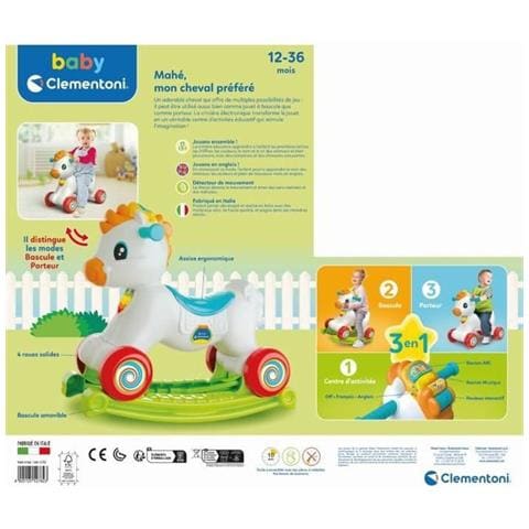 Cavallo A Dondolo Clementoni Rocking Horse And Wheels (fr) - Foto 2