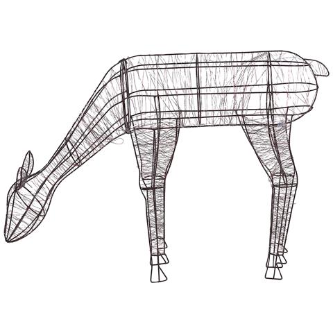 Decorazione Da Esterno Led Nero 70 Cm Naruska - Foto 5