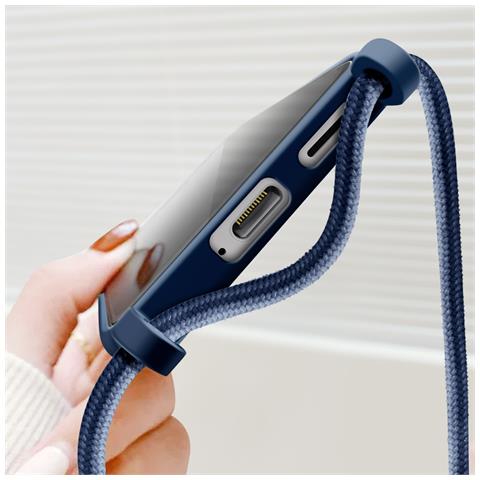 Cover Con Cordino Semirigida Per Samsung Galaxy S24 - Foto 5