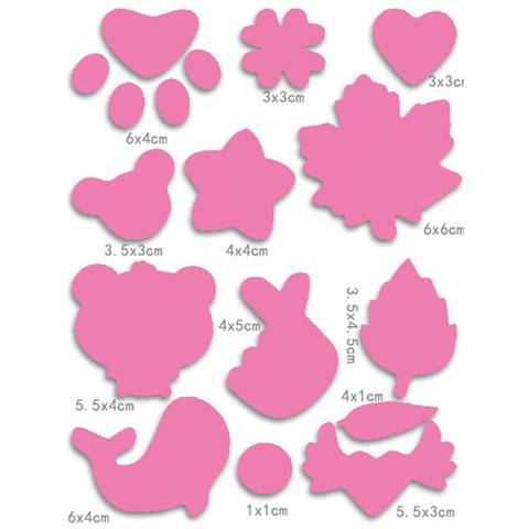 10 Fogli Di Toppe Autoadesive Per Piumini Per Pantaloni, Impermeabili, Tende Pink - Foto 1