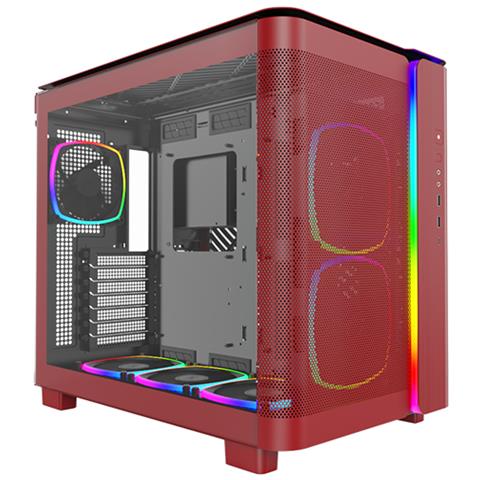 Case King 95 Pro Midi Tower ATX / Micro-ATX / Mini-ITX 3 Porte USB 3.2 Colore Rosso - Foto 1