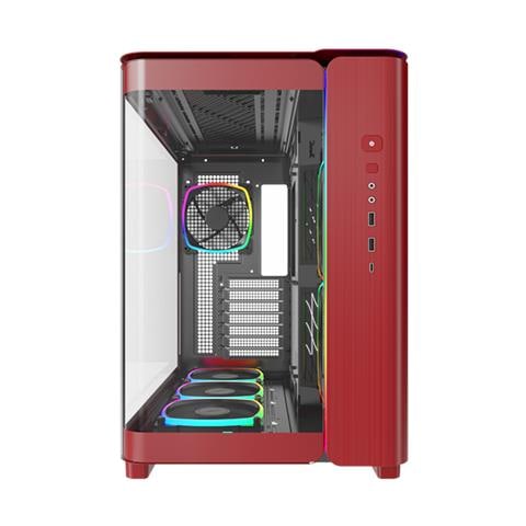 Case King 95 Pro Midi Tower ATX / Micro-ATX / Mini-ITX 3 Porte USB 3.2 Colore Rosso - Foto 2
