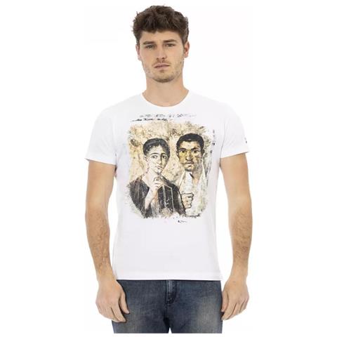 Maglietta In Cotone Bianco - Xl - Foto 1