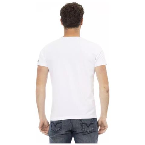 Maglietta In Cotone Bianco - Xl - Foto 3