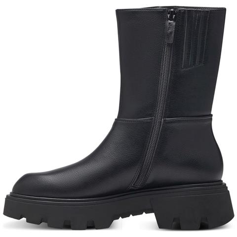 Black Casual Closed Booties Stivaletti Sintetico E Tessile Scarpe Donna Nero Eu 37, 1-25811-41 001 - Foto 3