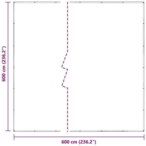 Telone Trasparente con Occhielli 6x6 m in PVC - Foto 2