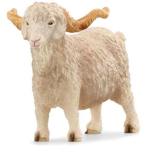 Farm World 13970 Action Figure Giocattolo (Farm World Angora Goat Toy Figure, 3 To 8 Years, White [139 - Foto 1
