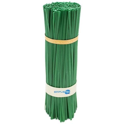 1000 X Fascette In Plastica 20cm Con Filo Alluminio Rilega Cavi Legatutto Filo | Legacci | Verdi - Foto 2