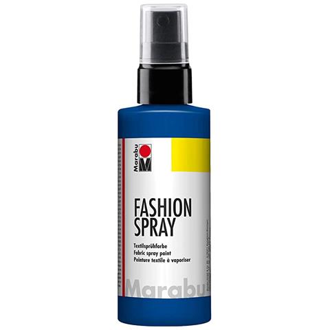 Marabu - Vernice ""fashion Spray"" Per Stoffa Con Erogatore Spray 100ml - Colore Blu Marino 258 - Foto 1
