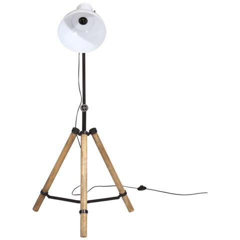 Lampada Da Terra 25 W Bianca 75x75x90-150 Cm E27 - Foto 3