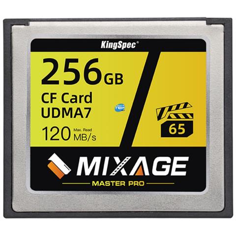 Compact Flash Cf Card 256gb 4k 135mb/s Scheda Di Memoria Video Udma7 Fotografia - Foto 1