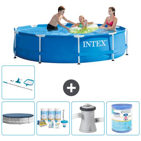 Piscina Fuori Terra - In Giro - 305x76 Cm - Blu - Include Accessori Coordinati A1476 - Foto 1