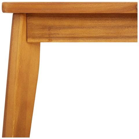 Set Mobili da Giardino 3pz con Cuscini Legno Massello di Acacia - Foto 9