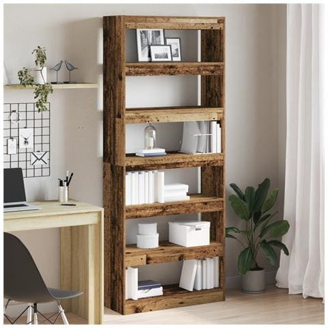 Libreria in legno antico Legno antico Legno ingegnerizzato - Foto 2