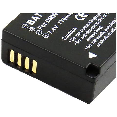 Panasonic Dmw-ble9 Li-ion Batteria Per Fotocamera 7.4v 770mah 5.7wh - Foto 2
