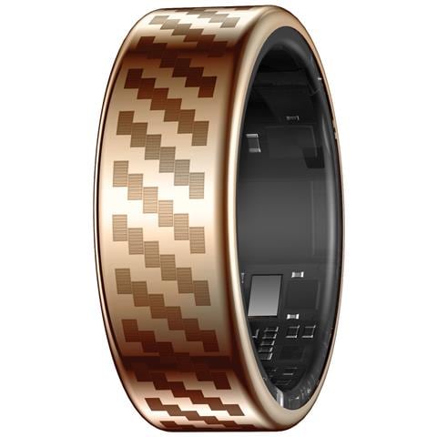 Anello Intelligente Impermeabile Ip68+5atm: Monitoraggio Salute E Notifiche Gold 12 - Foto 1