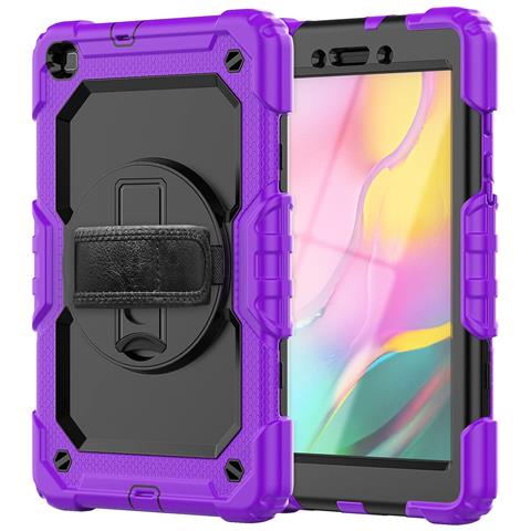 Custodia Per Samsung Galaxy Tab A7 Lite 8,7"" Con Tracolla Viola - Foto 1