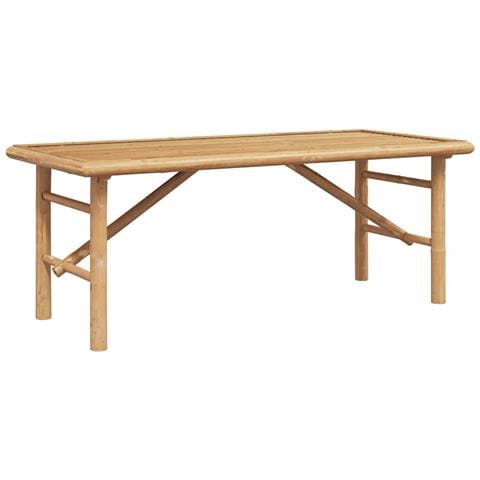 Tavolino da salotto Marrone 110 x 50 x 43 cm Bambù - Foto 1