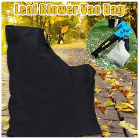 Sacchetto Aspirafoglie In Tessuto Oxford Nero - Raccolta Efficiente Di Residui Da Giardino - Foto 1