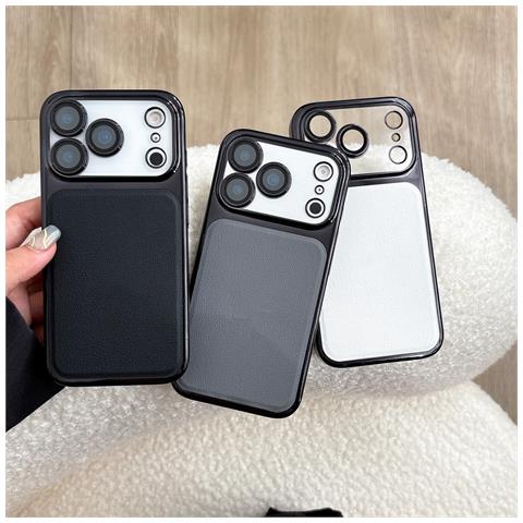 Custodia Protettiva Nera Pc+pu Compatibile Con Iphone 17 - Antiurto, Antigraffio - Foto 6