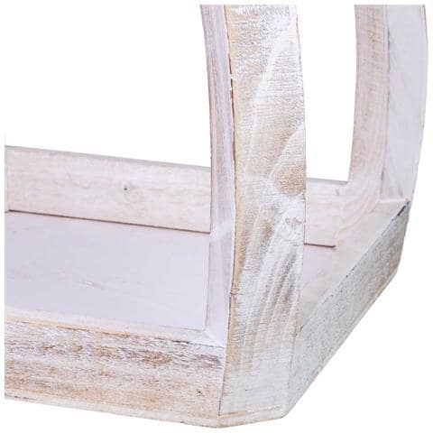 Set Di 2 Portavasi In Legno 29x29x49h-18x18x34h Cm - Foto 7