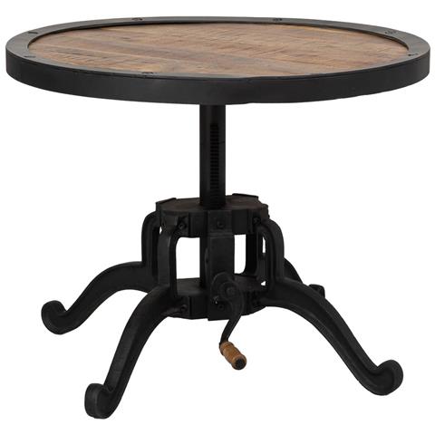 Tavolino Regolabile In Altezza Naturale D76x46 - Foto 1