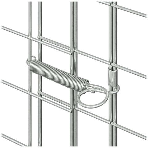 Gabbia per Conigli Argento 400 x 100 x 210 cm Acciaio zincato - Foto 9