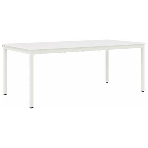 Tavolo da pranzo Bianco 200 x 100 x 75 cm Pino massello - Foto 1