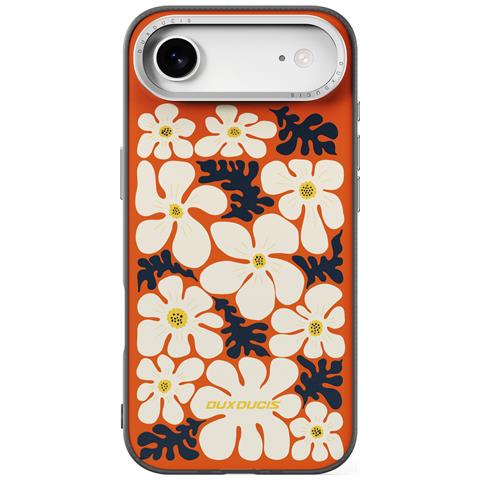 Cover per iPhone Air - TPU+PC+Pelle /PU, Arancione, MagSafe - Foto 2