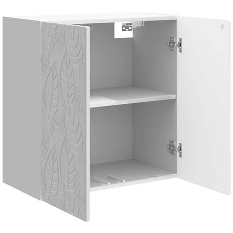 Mobiletto a muro Bianco Lucido 59 x 31 x 60 cm - Foto 2