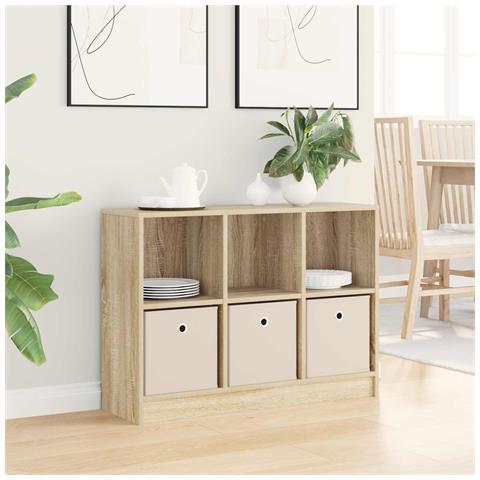 Credenza con cassetto Rovere Sonoma 88,5 x 27,5 x 63,5 cm - Foto 2
