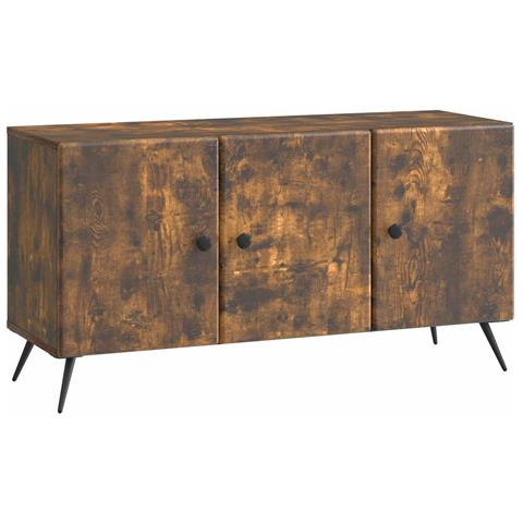 Mobile TV Rovere Fumo 99 x 34,5 x 50 cm Legno ingegnerizzato - Foto 1
