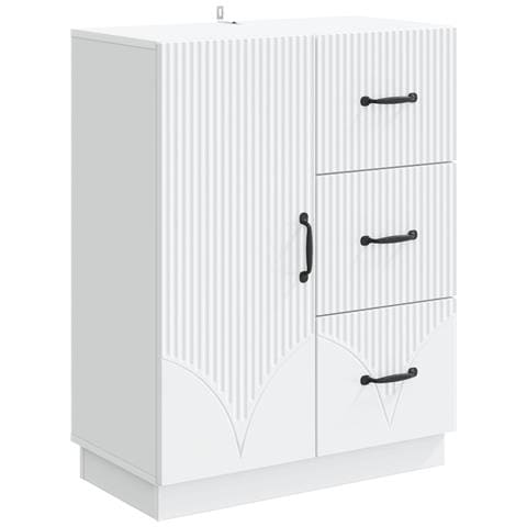 Credenza Bianco 66 x 34,5 x 87 cm Legno ingegnerizzato - Foto 1