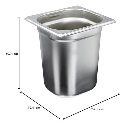 66620Z GN 1/6 Contenitore in acciaio inox, 176 x 162 x 200 cm - Foto 2