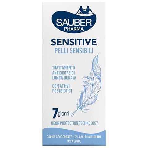 Sauber Deo 7 Giorni Sensitive Pelli Sensibili Crema 35 ml - Foto 1