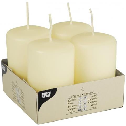 Set 4 Candele Moccoletti - Colore Avorio - Foto 2