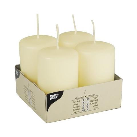 Set 4 Candele Moccoletti - Colore Avorio - Foto 1