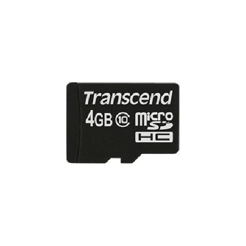 microSDHC 4GB, 4 GB, Micro Secure Digital High-Capacity (MicroSDHC) , 10 MB / s, Nero, RoHS, 2.7 - 3.6V - Foto 1