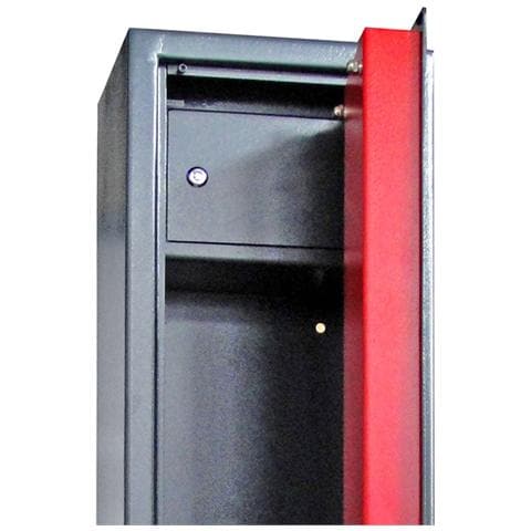 Armadio portafucile in acciaio verniciato serratura a chiave cm 30x25xH 148 - Foto 2