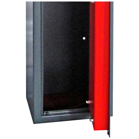 Armadio portafucile in acciaio verniciato serratura a chiave cm 30x25xH 148 - Foto 4