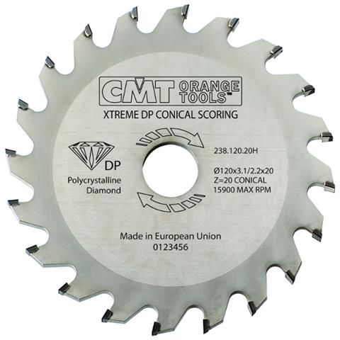 Lama Incisore Conico Dp 125x3.1-3.7x20 Z20 238.125.20h - Foto 1
