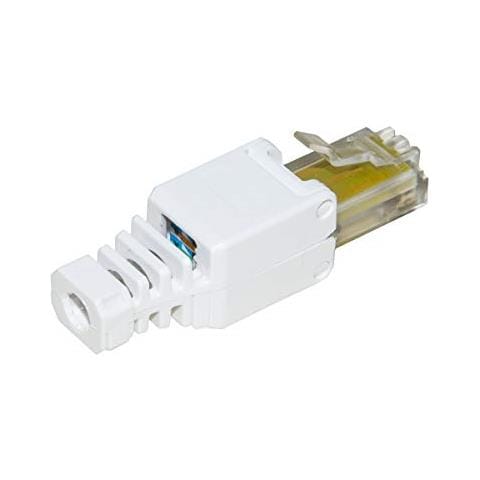 Connettore 8 Poli Cat 5e Utp Non Schermato Rj45 Tooless - Foto 1