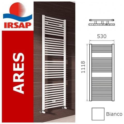Irsap Radiatore Ares, 1118x530 Mm, 22 Elementi, Bianco - Foto 1
