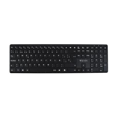 Tastiera USB KW550ESBT (Layout Spagnolo) Colore Nero - Foto 1